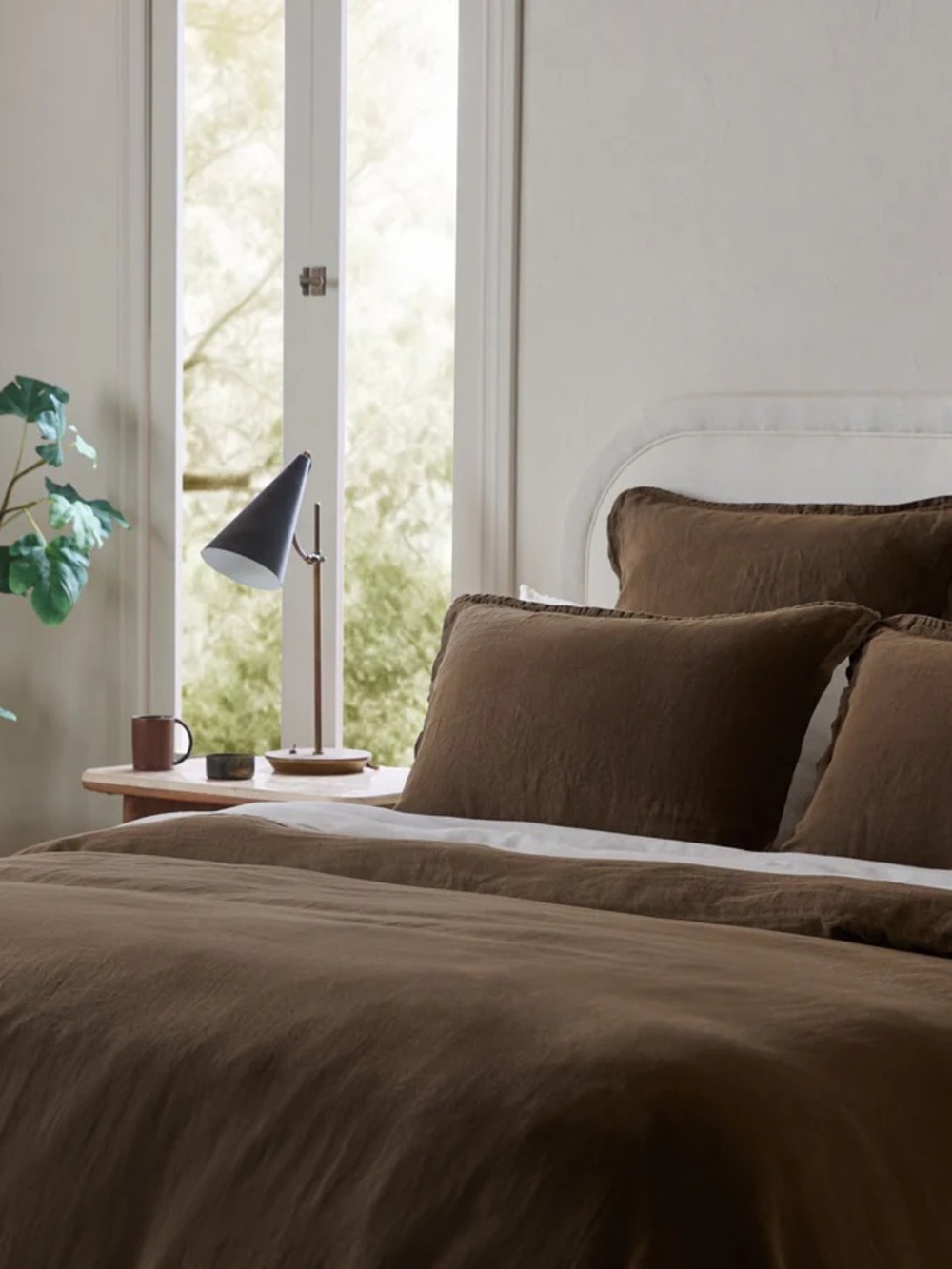 Parachute Linen Duvet Cover Set with Shams in Java - King
